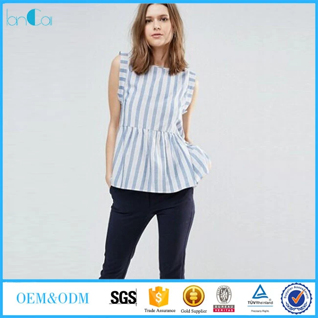 Sleeveless Linen Blouse